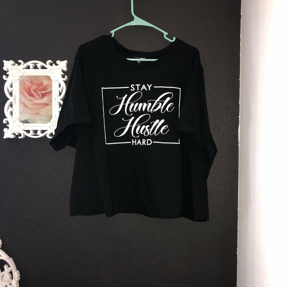 “Stay Humble, Hustle Hard” Crop Top